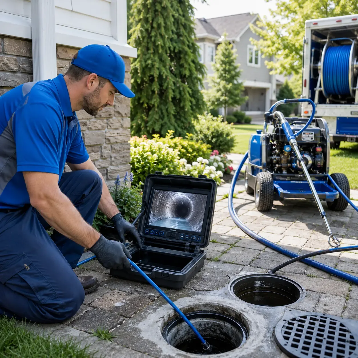 Outdoor drain cleaning professionals serving Santa Cruz, NM